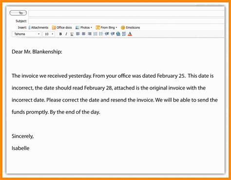 Sample    How To Write A Formal Email